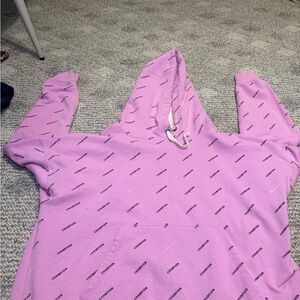 Champion Light Purple Hoodie with Logo Accents
